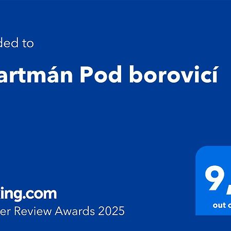 Apartman Pod Borovici Kovalovice Ngoại thất bức ảnh
